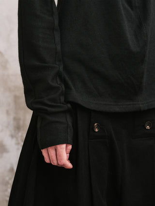 ILNya Twist Long-Sleeve Wool Top