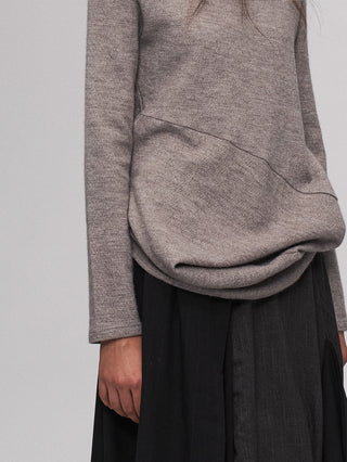 ILNya Drape-Neck Blouse