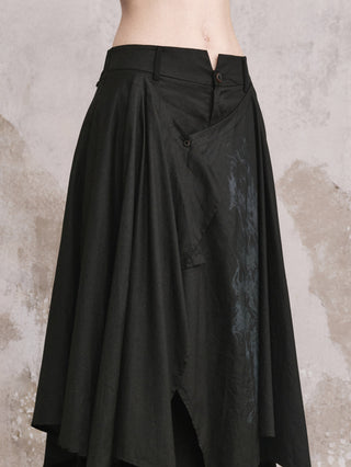 ILNya Printed Kendo Skirt Pants