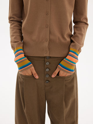 597c Retro Striped Knit sweater