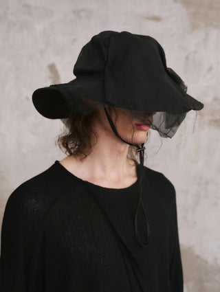 ILNya Silk Veil Oxford Sun Hat