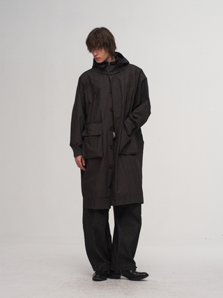 ILNya Patchwork Cocoon Trench Coat