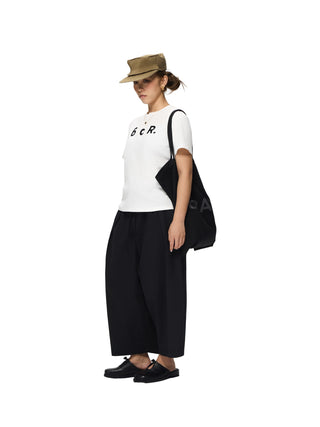 6Crayon Box Fit T-Shirt-White Black