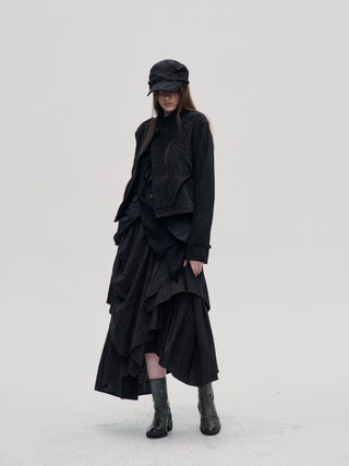Shadowfall Pleated Skirt