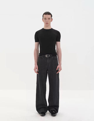 NFAI 13.5oz Loose Straight Jeans