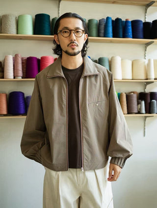 MIZUTOKI Blouson Jacket-Gravel Brown