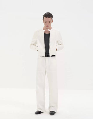 NFAI Motorcycle Jacket-White