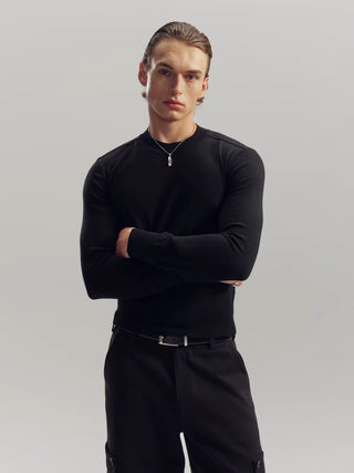 NFAI Crew Neck Wool Long-Sleeve