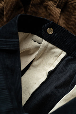 MIZUTOKI Corduroy Pants-Black Stone