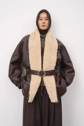 BALIANG Reversible Shearling Jacket
