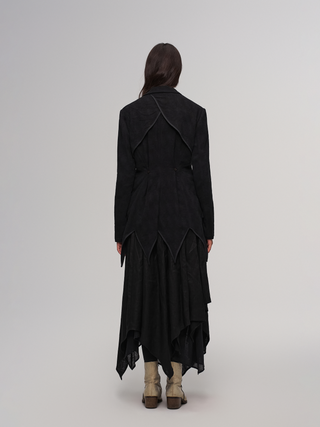 ILNya Slim-fit Deconstructed Blazer