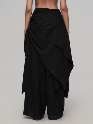 ILNya Patchwork Overskirt Pants