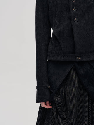 Tailored Napoleon Jacket-Black