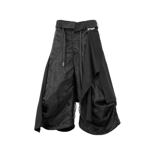 Relabel Chiffon Blossom Jorts-Black