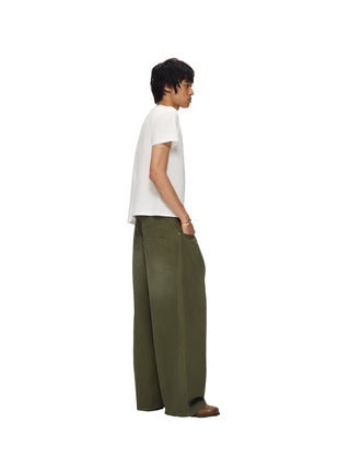 6CRAYON Retro Herringane Washed Trousers