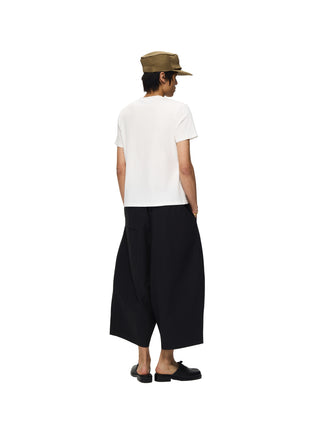 6CRAYON Black Cropped Casual Pants-Black