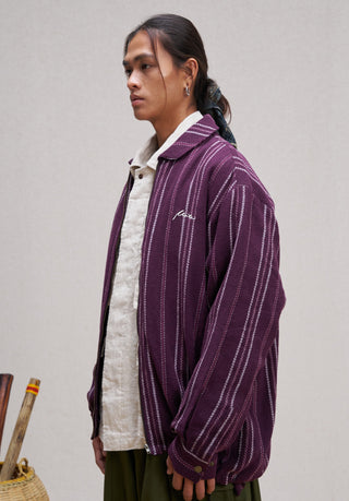 Unlimited Mote Linen Jacket-Purple