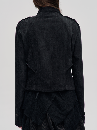 Tailored Napoleon Jacket-Black
