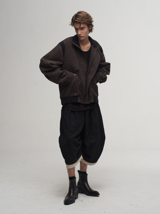 ILNya Knit-Collar Jacket