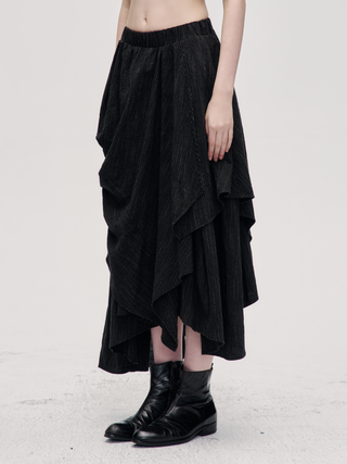 Shadowfall Pleated Skirt
