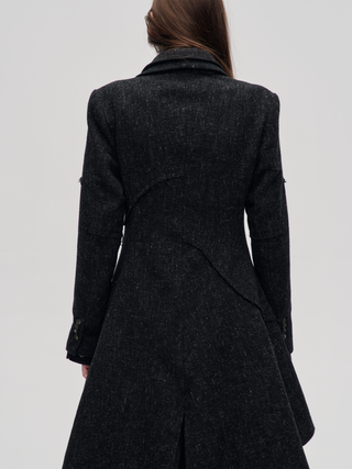 Moonlit Asymmetric Coat