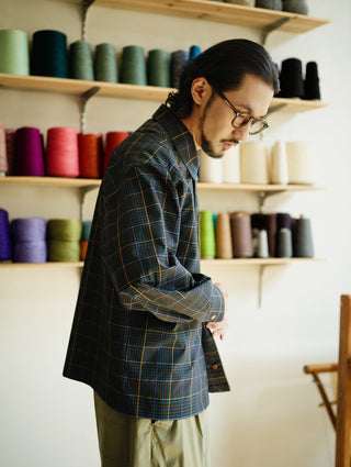 MIZUTOKI Check Shirt Jacket
