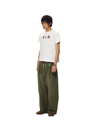 6Crayon Box Fit T-Shirt-White Red