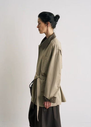 BALIANG Su Safari Jacket-Khaki Beige