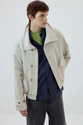 Simple Project MK3 Jacket-Almond Beige