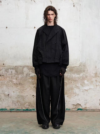 ILNya Raw Hem Casual Trousers