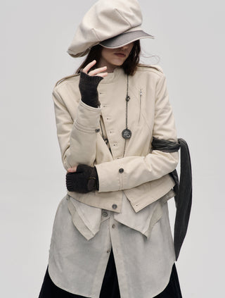 Newsboy Cap-Ivory