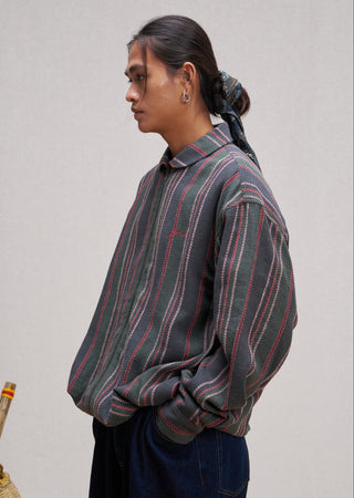 Unlimited Mote Linen Jacket-Green