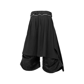 Relabel Chiffon Blossom Jorts-Black