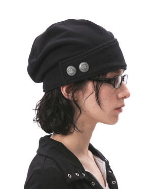 8Lome Waffle Drape Knit Cap