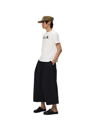 6CRAYON Black Cropped Casual Pants-Black
