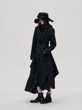 Moonlit Asymmetric Coat