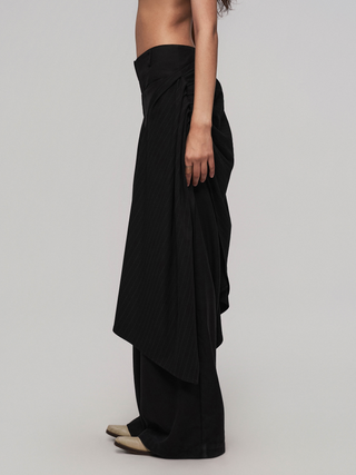 ILNya Patchwork Overskirt Pants