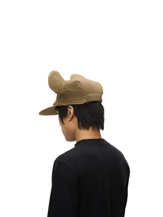 6CRAYON Pleated Flat Brim Mickey Cap-Army Green