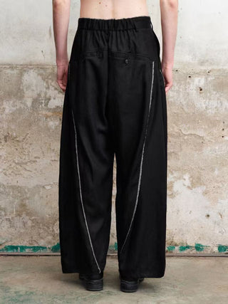 ILNya Raw Hem Casual Trousers