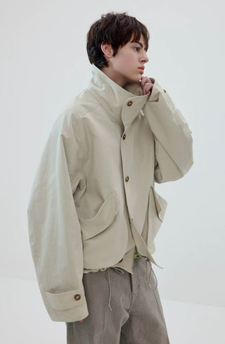 Simple Project MK3 Jacket-Almond Beige