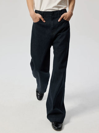 Simple Project Raw Selvedge Jeans-Dark Navy