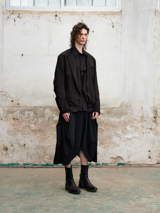 ILNya Ribbed Panel Jacket