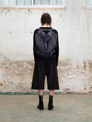 Convertible Backpack Jacket-Misty Navy