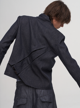 ILNya Woven Linen Textured Jacket