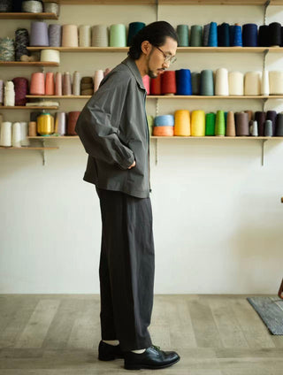 MIZUTOKI Blouson Jacket-Stone Grey