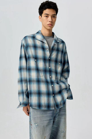 Simple Project Ombre Plaid Shirt
