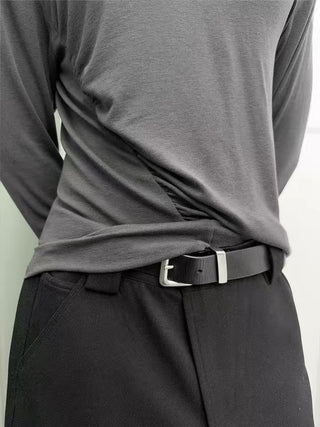 NFAI Ripple Long Sleeve Tee-Grey