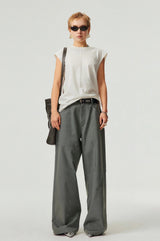 Simple Project Patchwork Loose Trouser