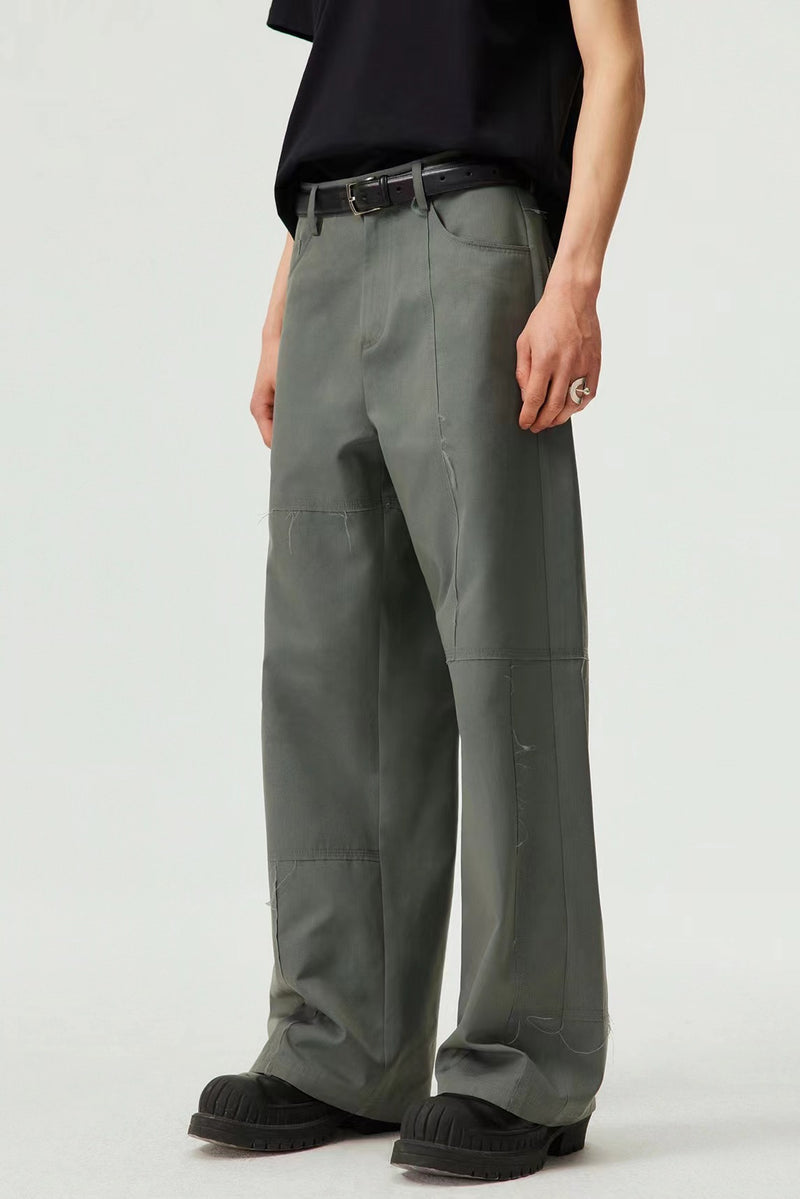 Simple Project Patchwork Loose Trouser