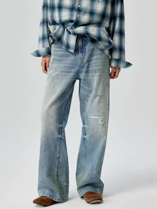 Simple Project Blue Distressed Jeans